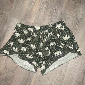 Green Elephant Shorts